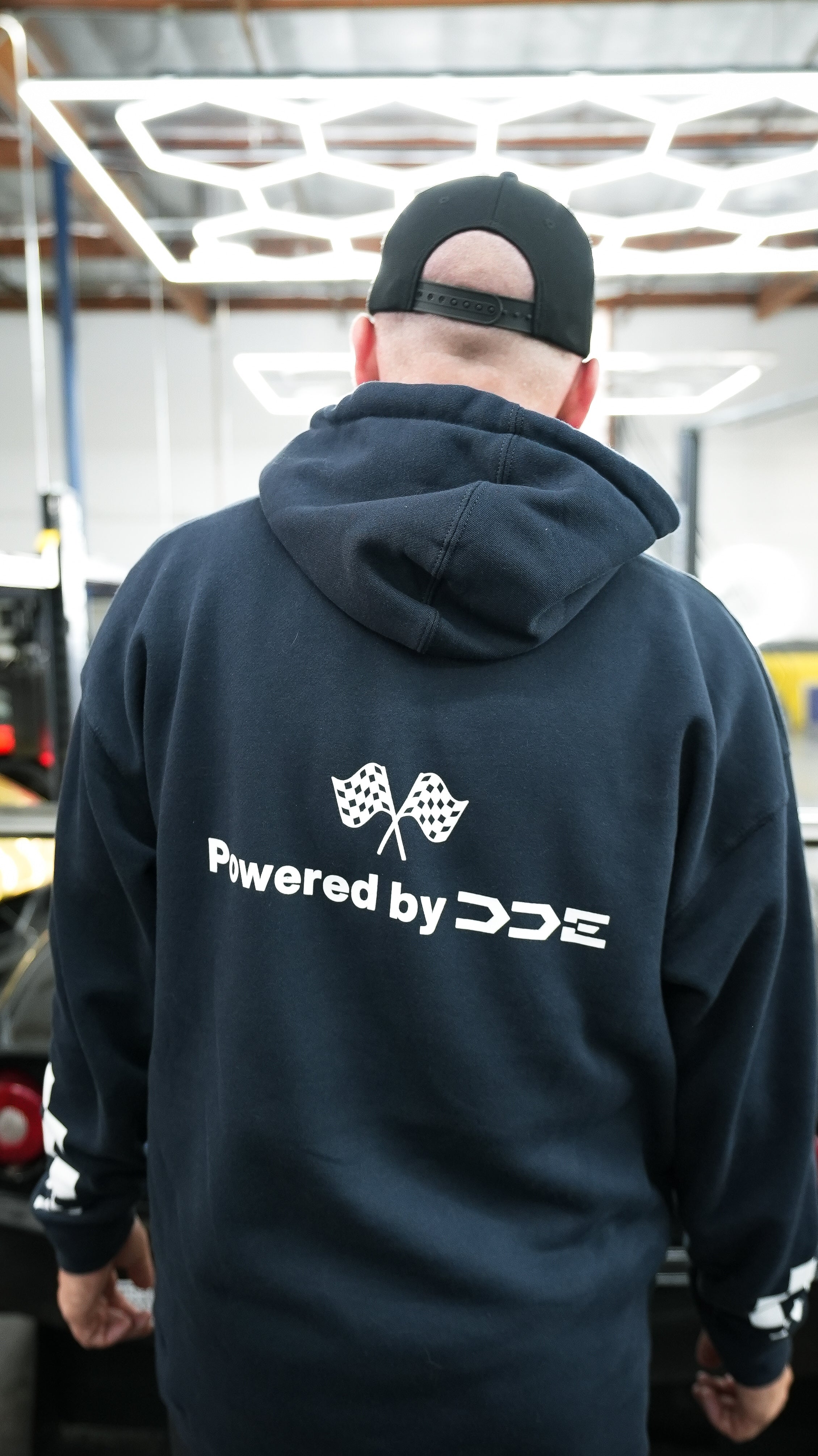 DDE MECHANICS HOODIE - NAVY
