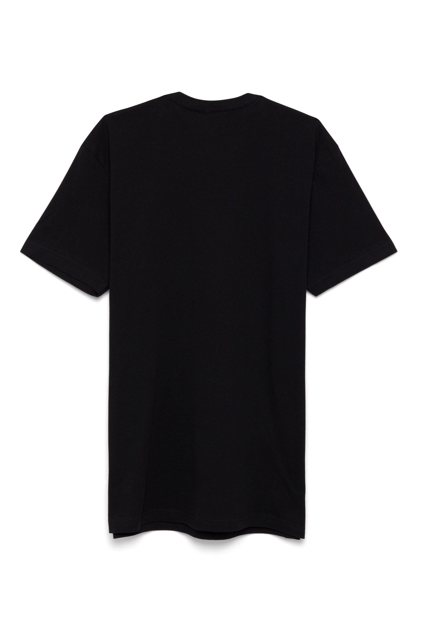 DDE SS EMBROIDERED T-SHIRT - BLK