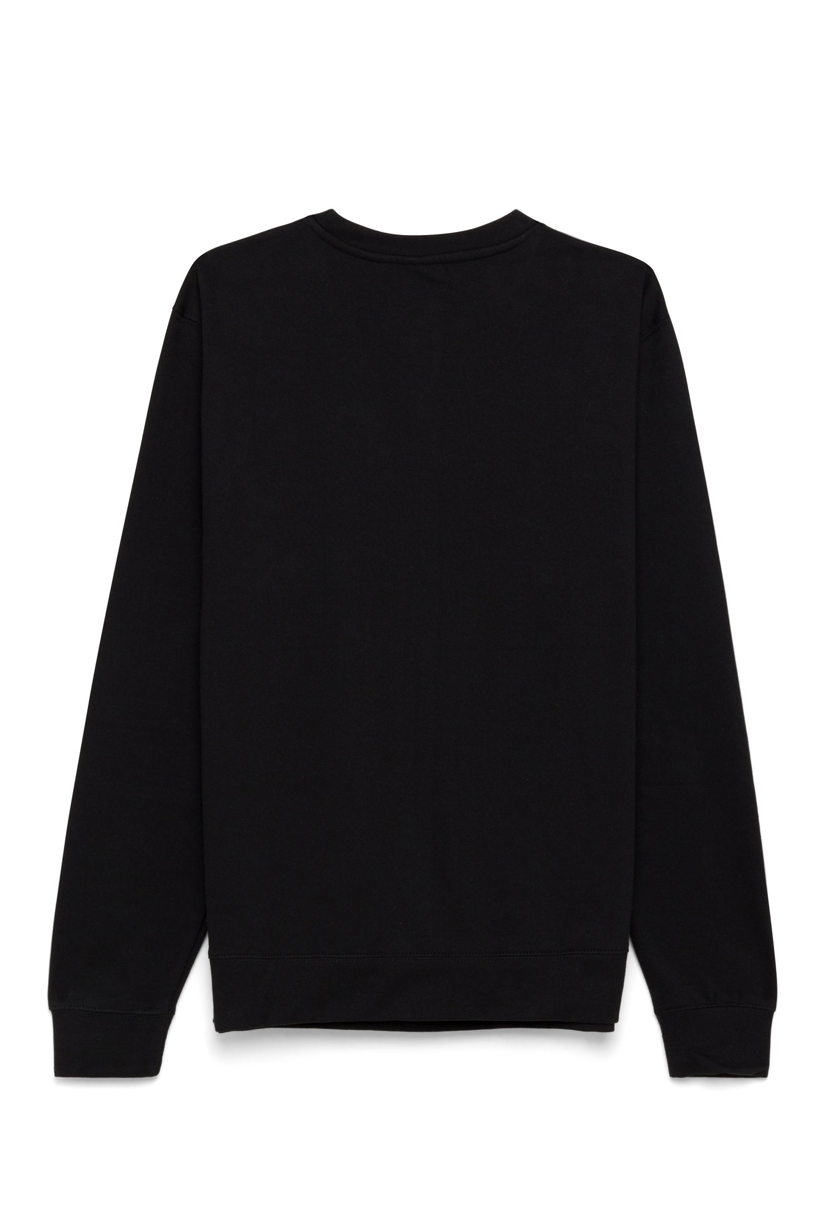 DDE LS EMBROIDERED SWEATSHIRT - BLK