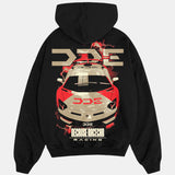 BECAUSE RACECAR BLACK HOODIE