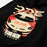 BECAUSE RACECAR BLACK HOODIE