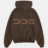 DDE ESTABLISHED SILICONE BROWN HOODIE