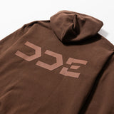 DDE ESTABLISHED SILICONE BROWN HOODIE